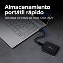 Crucial X9 SSD Portátil hasta 1050MB/s, Disco Duro Sólido Externo, USB-C 3.2
